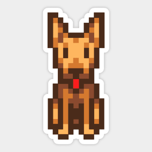 Pixel Dog 1 Sticker